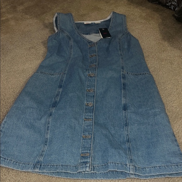 Levi's Dresses & Skirts - NWT Stylish Blue Denim Levi’s  Dress